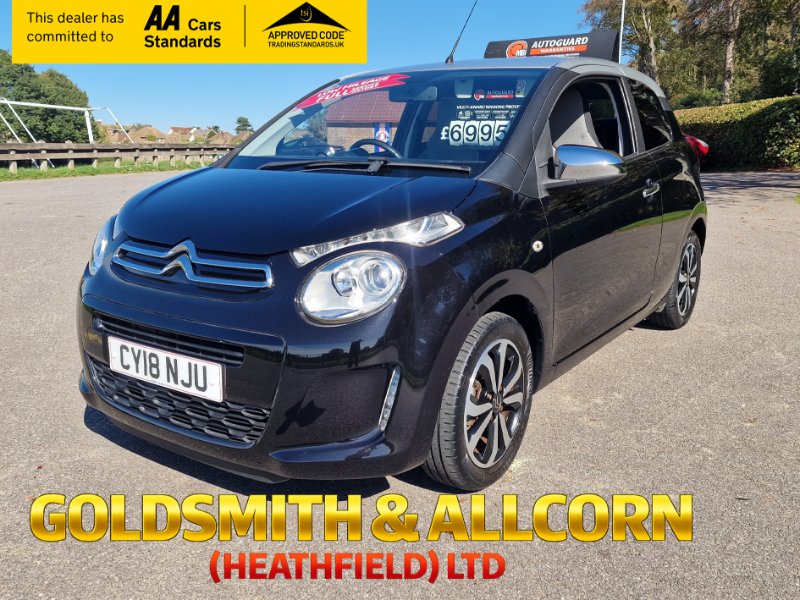 2018 Citroen C1 1.2 PureTech Flair Hatchback 3dr Petrol Manual Euro 6 82 psVERY LOW MILEAGE ONLY 11.700 MILESONE OWNERFULL SERVICE HISTORY