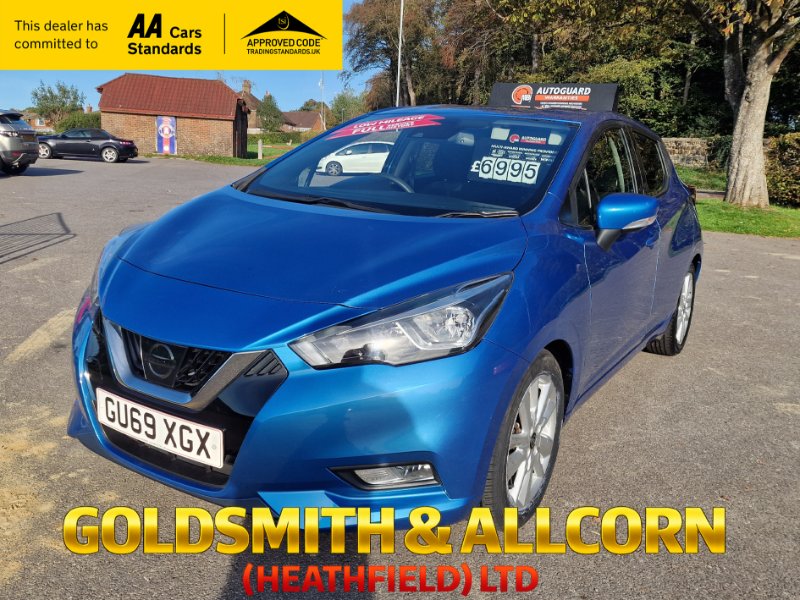 2019 Nissan Micra 1.0 IG-T Acenta Hatchback 5dr Petrol Manual Euro 6 s/s 100 psFULL SERVICE HISTORYLOW MILEAGE