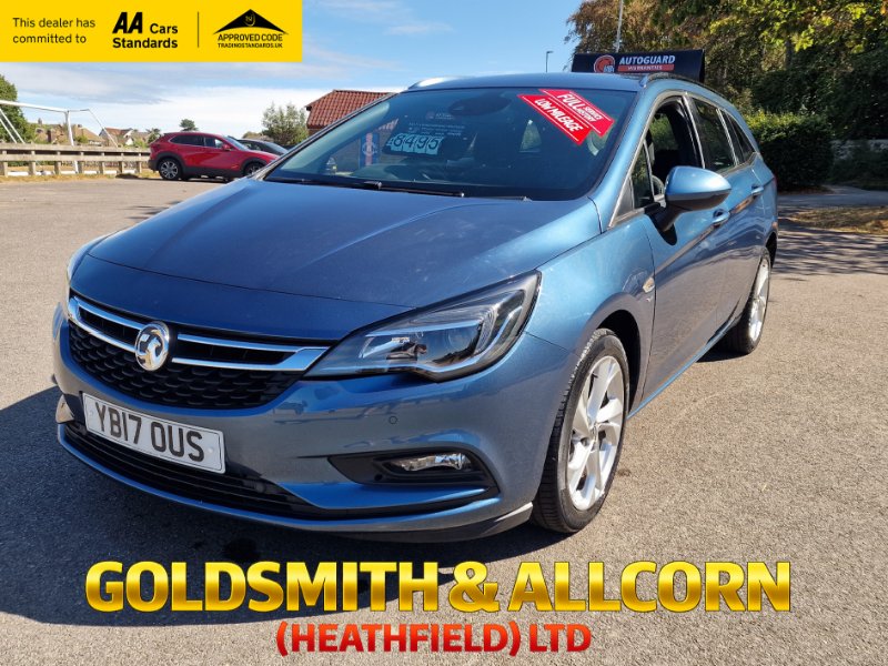 2017 Vauxhall Astra 1.4i Turbo SRi Sports Tourer 5dr Petrol Manual Euro 6 150 psLOW MILEAGE ESTATE CAR ONLY 34000 MILES